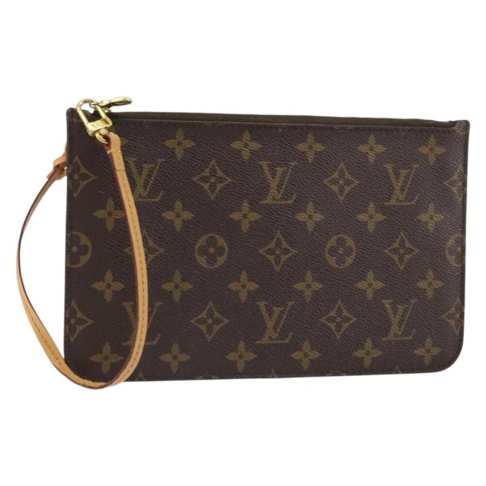 LOUIS VUITTON Monogram Neverfull MM Pouch Accessory Pouch LV Auth BA8844